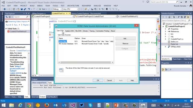 Visual Studio Coded UI e Fonte de dados Excel - Parte 3 смотреть онлайн