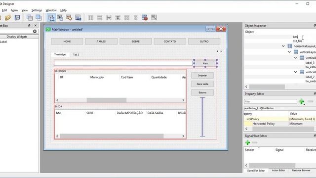 24 - Preparando o layout para execução do código | Qt Designer |Como criar um sistema com Python смотреть онлайн