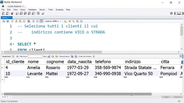 Esercizi SQL: LIKE [SQL TUTORIAL] смотреть онлайн