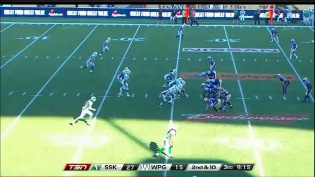 CFL 2014 Week 11 Saskatchewan Riders at Winnipeg Blue Bombers Banjo Bowl смотреть онлайн