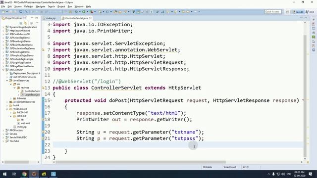 JSP Part-14 | MVC in JSP with example (Gujarati) смотреть онлайн
