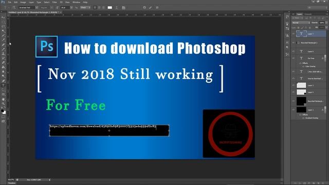 How to download Photoshop for free [Still working Nov 2018] смотреть онлайн