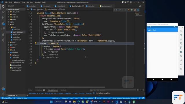 Light & Dark Mode in | Flutter | Deeply Explained смотреть онлайн