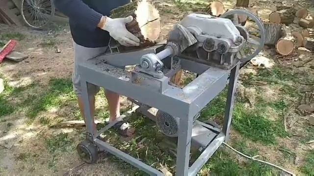 №7 Дровокол редукторний. Акація .Wood splitter. Homemade Wood Splitter смотреть онлайн