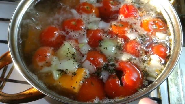 Вкусняшки.Осенний суп-пюре из тыквы