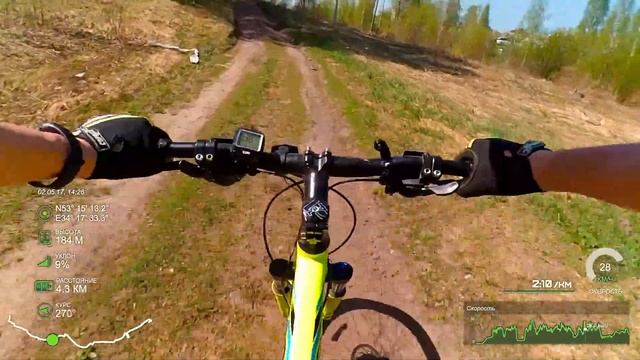 Интересный кросс-кантри участок в Брянске смотреть онлайн