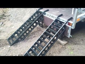 Самодельная аппарель для легкового прицепа