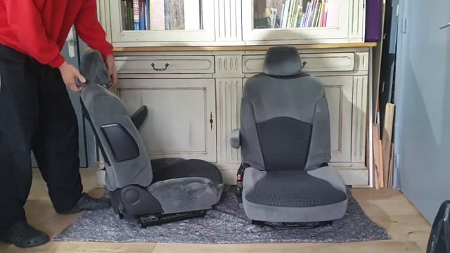 Поворотные сиденья в автодом. смотреть онлайн