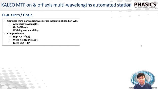 PHASICS - Tackling new challenges in optics testing using wavefront sensors PHOTONICS+2021 смотреть онлайн
