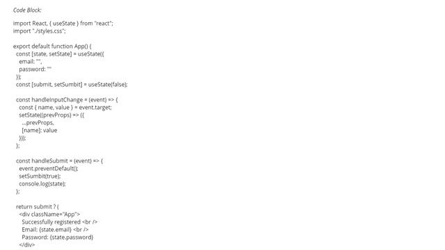 React Sign Up Form: Issues handling input changes to state (2 answers) смотреть онлайн