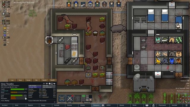 Rimworld Royalty Let's Play! - Episode 28 - Flu Epidemic, Storage Situation Figured Out смотреть онлайн