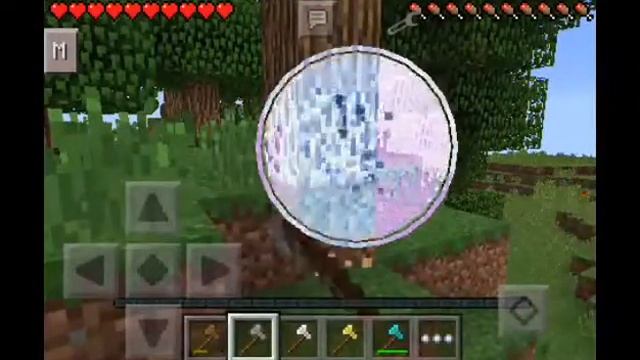 Обзор мода Minecraft PE 0.13.1 - TreeCapitator смотреть онлайн
