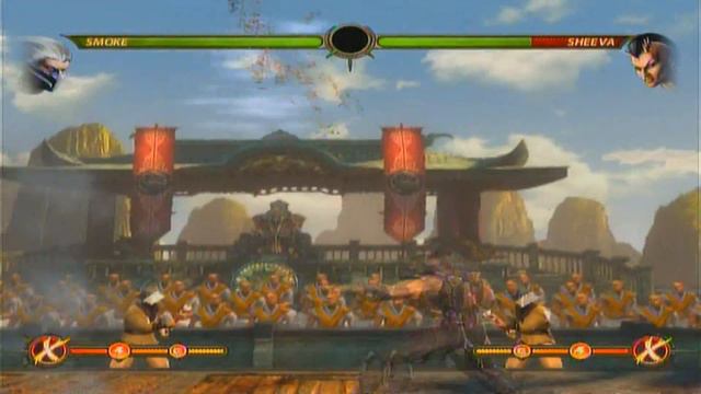 Smoke 52% Combo in Mortal Kombat 9 for PS3 and XBOX смотреть онлайн