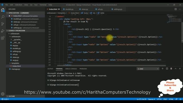 Create Build a Quiz Web App with Login | Python Django quiz app смотреть онлайн