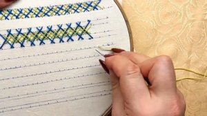 Швы для вышивки. Часть 1