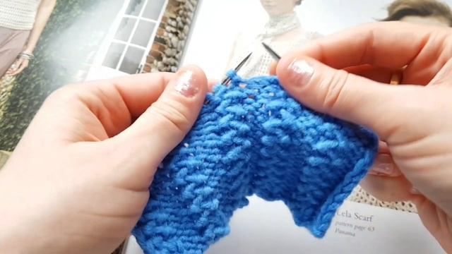 Вяжем супер эффектный рубчик спицами ✏ knitting pattern. смотреть онлайн