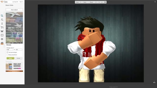 How to make an awesome decal of your ROBLOX character! смотреть онлайн