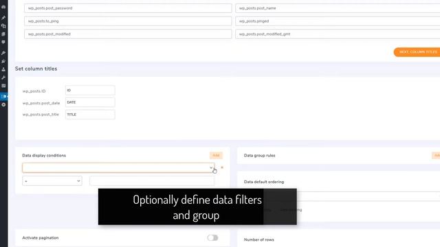 Create a WordPress table from database смотреть онлайн