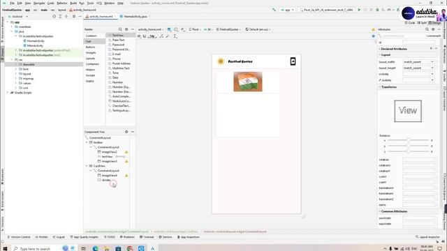 Android Project: Creating a Festival Quotes Android App - Java Development Part 2 смотреть онлайн