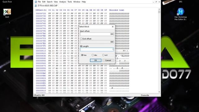 Extract Bios Image MANUALLY from an ASUS .CAP file using HxD; enjoy смотреть онлайн