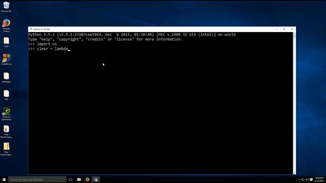 How to clear Screen in python смотреть онлайн