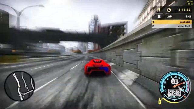 NFS Most Wanted 2005 W motors Lykan Hypersport vs Fiat Punto Gameplay with fun | Jesko AE смотреть онлайн