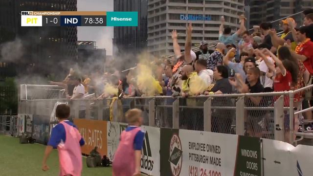 Albert Dikwa Lega with a Goal vs. Indy Eleven смотреть онлайн
