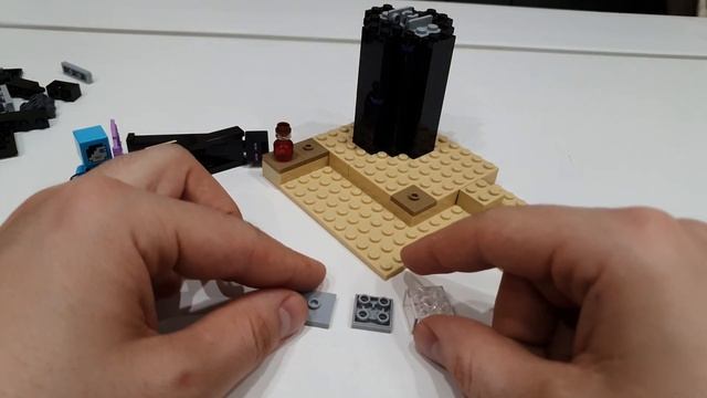 Лего майнкрафт 2021 Эндер дракон, эндермен Lego - распаковка смотреть онлайн