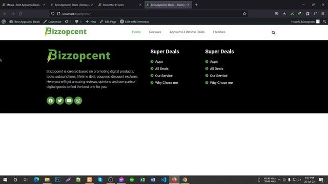 WordPress Header Footer builder with Elementor Pro Part-2 смотреть онлайн
