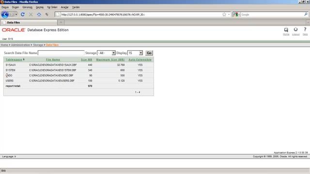 Oracle Apex - View Data Files смотреть онлайн