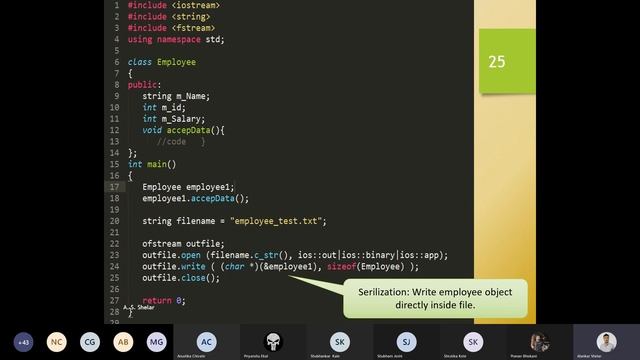 File Handling : Object Serialization using C++ смотреть онлайн