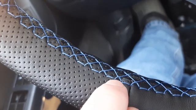 Новая кожаная оплётка руля Lancer X. смотреть онлайн
