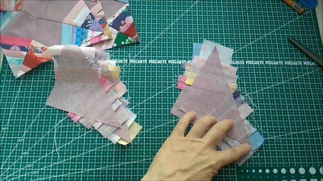 Лоскутное шитье Пэчворк Звезда вариант с обрезками по основе смотреть онлайн