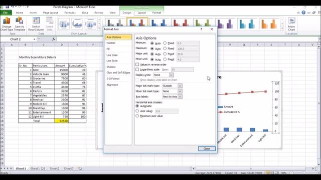 How to plot Pareto chart using Excel Sheet with Common Example. смотреть онлайн