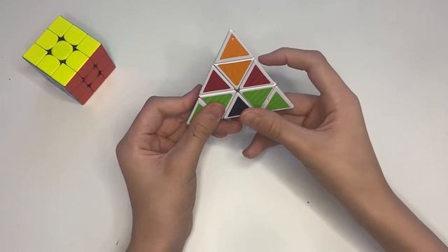 КАК СОБРАТЬ ПИРАМИДКУ? - ТРЕУГОЛЬНИК рубика самый ПРОСТОЙ СПОСОБ