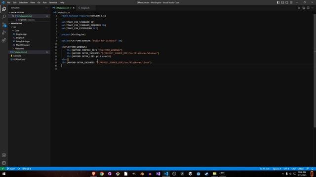 Adding CMake | Game Engine From Scratch