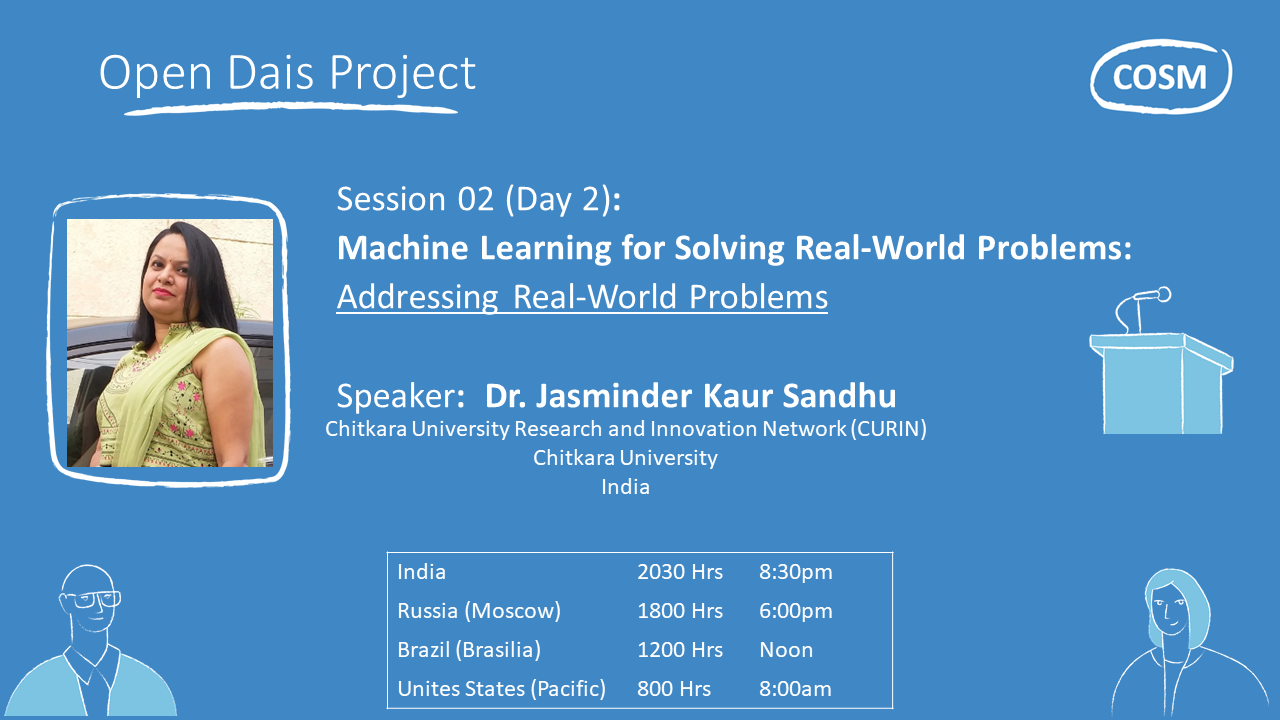 Open Dais 02: Machine Learning For Real-World Problems. Day #2: Addressing Real-World Problems