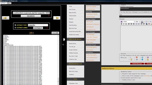 Ace Link N Text Probot Link extractor, text extractor, link parser, text parser смотреть онлайн