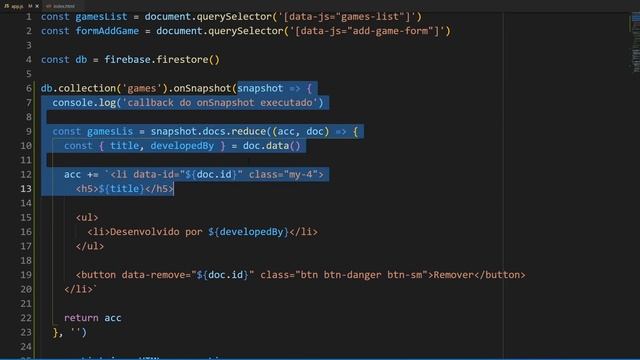 JavaScript puro: Uma das features mais poderosas de um banco de dados | Firestore (firebase) смотреть онлайн