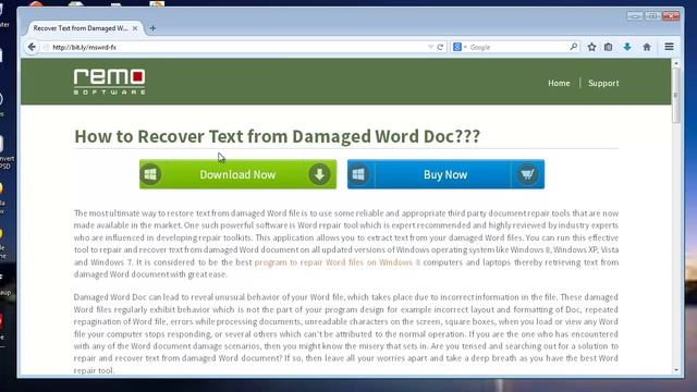 How to Recover Text from Damaged Word Document смотреть онлайн
