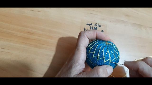 غرز جديدة وممتعه للتطريز علي الكور Japanese Temari Ball смотреть онлайн
