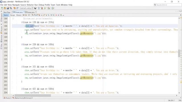 Java - Calendar app смотреть онлайн