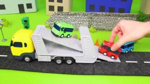 Игрушечный Маленький автобус Tayo - Экскаватор - Игрушечные машинки для детей