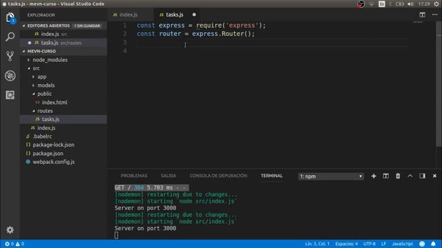 MEVN Curso - Mongodb, Express, Vuejs y Nodejs, Parte 1 - Backend con Nodejs, Express y Mongodb 201 смотреть онлайн