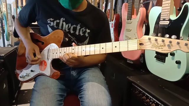 Squier Classic Vibe Telecaster Thinline Natural ( Sound Sample ) смотреть онлайн