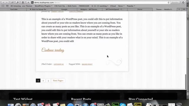 How to Setup Decor Theme 1.0.1 from StudioPress Tutorial смотреть онлайн