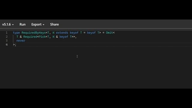 Typescript tutorial, RequiredByKeys Type смотреть онлайн
