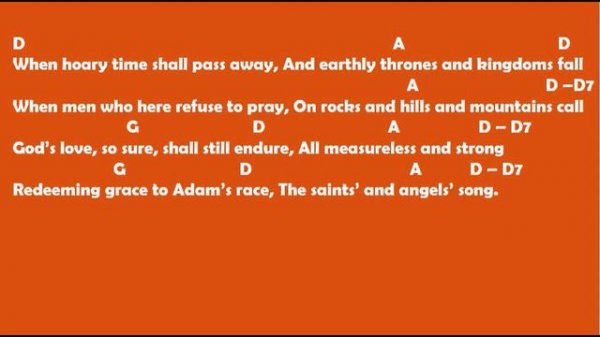 THE LOVE OF GOD GUITAR | CHORDS WITH LYRICS