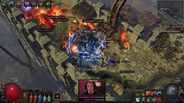Act 7: Arakaali - Arc Trap Saboteur #30 - Let's Play Path of Exile 3.3: HC SSF Incursion League смотреть онлайн