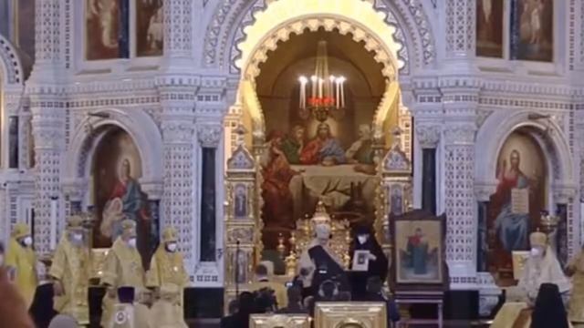 Патриарх Кирилл, поздравляет духовника Оптины пустыни схиархимандрита Илия Ноздрина с 90-летием смотреть онлайн